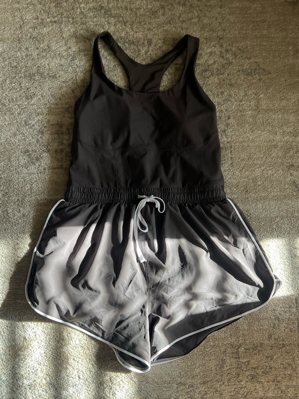 Fabletics Sport Short Onsie Romper Size Large